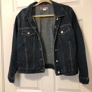 Dark wash jean jacket